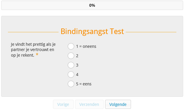 Bindingsangst Test